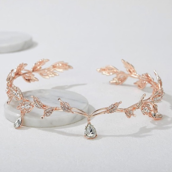 SweetV Accessories Sweetv Leaf Wedding Crown Poshmark